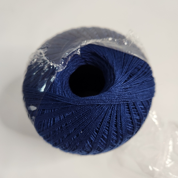 America's Best Country Cotton Navy Crochet Embroidery Thread 350 Yds - Picture 3 of 7